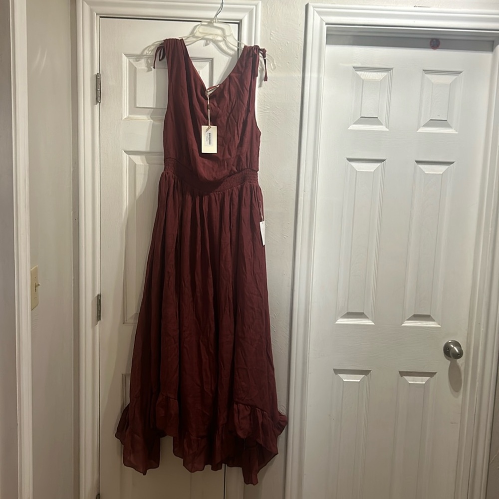 Gia maxi dress size L color: Mesa Rose!! Mia Joy